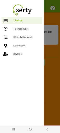 SERTY Tilaus Screen 2