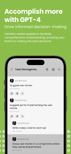 Android application Verbee screenshort