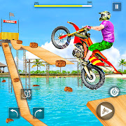 Bike Stunt Tricks Race : Bike 3D Racing Free Games