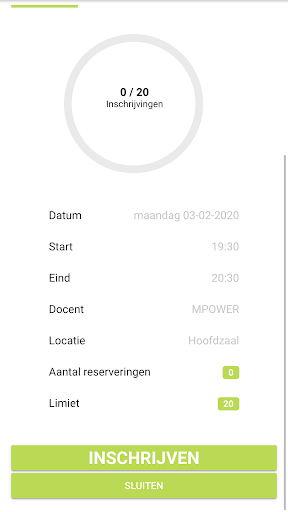 Empower Gym Screen 3