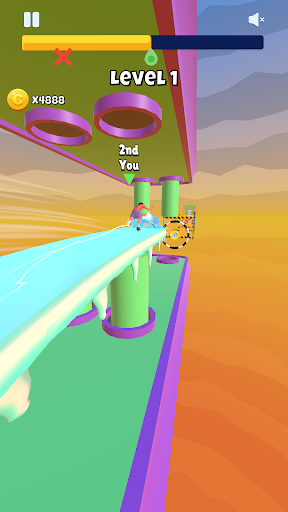 Android application Frozen Racing Rush screenshort