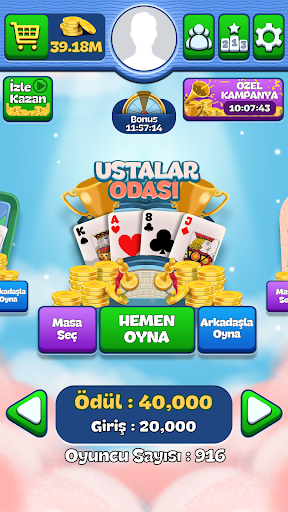 Pişti Master - Gerçek İnsanlarla Oyna 2.6.0 screenshots 1