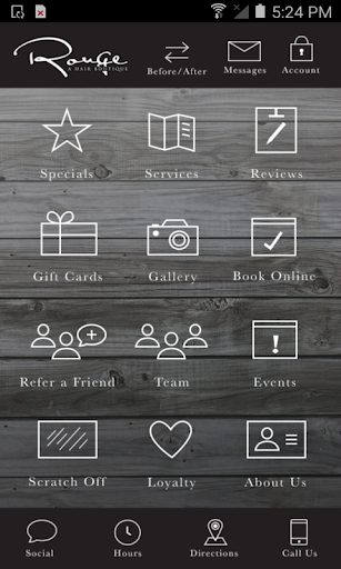 Rouge Hair Boutique Screen 2