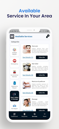 Helpizo Provider Screen 3