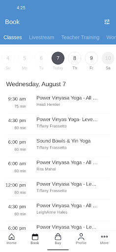 Zuda Yoga East Screen 2