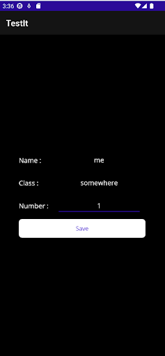 Android application TestIt screenshort