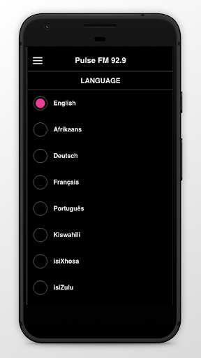 Pulse FM 92.9 Screen 2