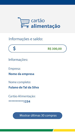 Cartão Alimentação - São João Screen 3