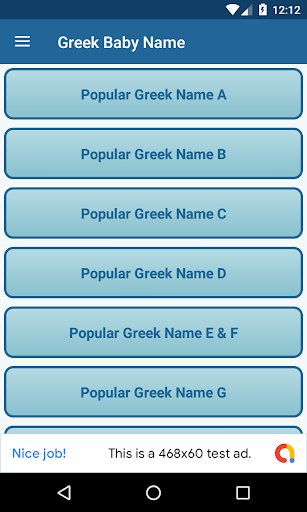 Android application 2600+ Greek Baby Name ~ Ελληνι screenshort