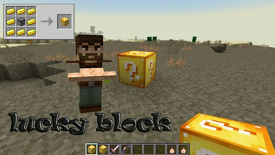 Lucky block for Minecraft