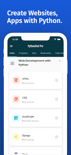 Captura de Pantalla 5 Learn Python 3 Coding [PRO] android