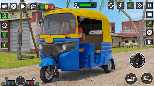 Tuk Tuk Auto Rickshaw Driver3d Screen 2