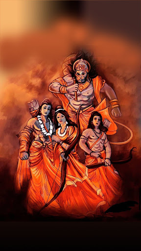 Android application Hanuman Wallpapers screenshort