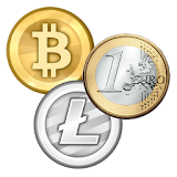 Bitcoin profit + (Alarm) icon