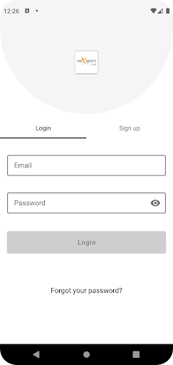 Android application Nexsport Club screenshort