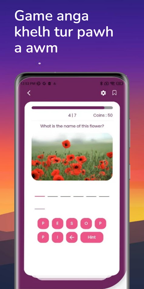 #5. Mizo Quiz App - Zo Quiz (Android) Oleh: ViaMizo