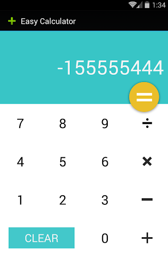 Android application Easy Calculator screenshort