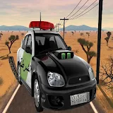 تفحيط سيارة الشرطة صحراء خطير icon
