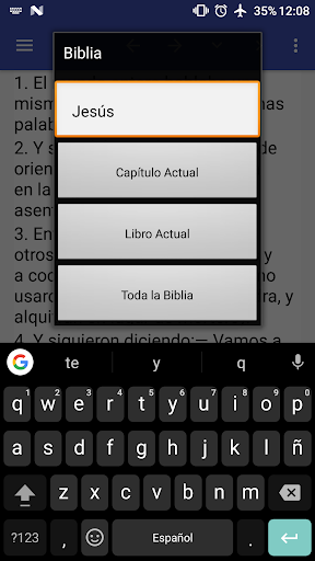 Biblia Latinoamericana Spanish Screen 3