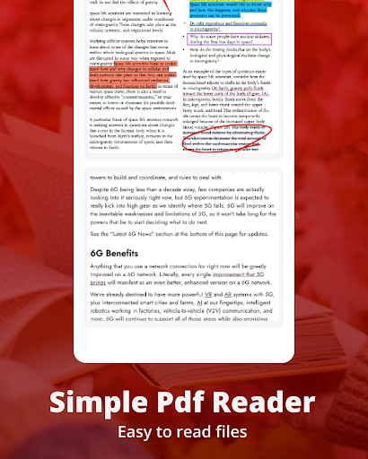 Android application PDF Reader - PDF Viewer screenshort