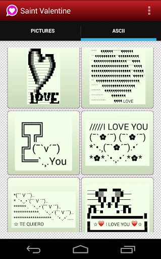 Android application Valentine's Day: Love messages screenshort