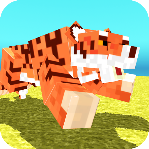 Blocky Wild Park: Tiger Terror logo