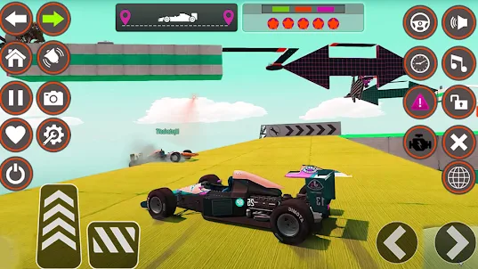 Hill Climb Racing 2 - PIXELS CAR Gameplay (Formula Paint Mod) 