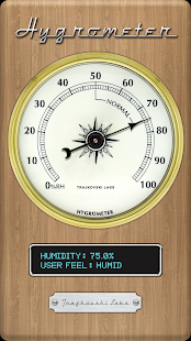 Hygrometer - Relative Humidity Screenshot