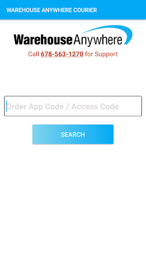 Android application WACourier screenshort