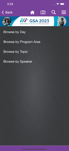 GSA Events Screen 3