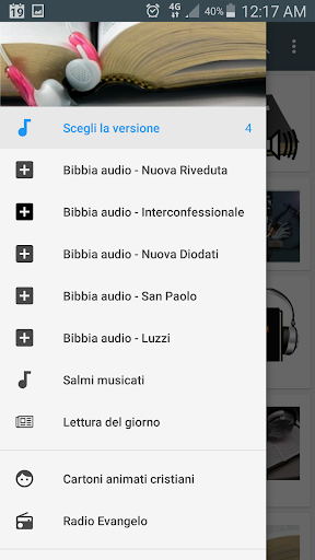 Android application Audio Bibbia - Audiolibro dell screenshort