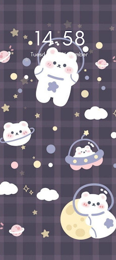 Kawaii Bear Wallpaper 4K HD Screen 2
