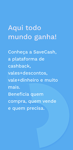 Android application SaveCash Usuário screenshort