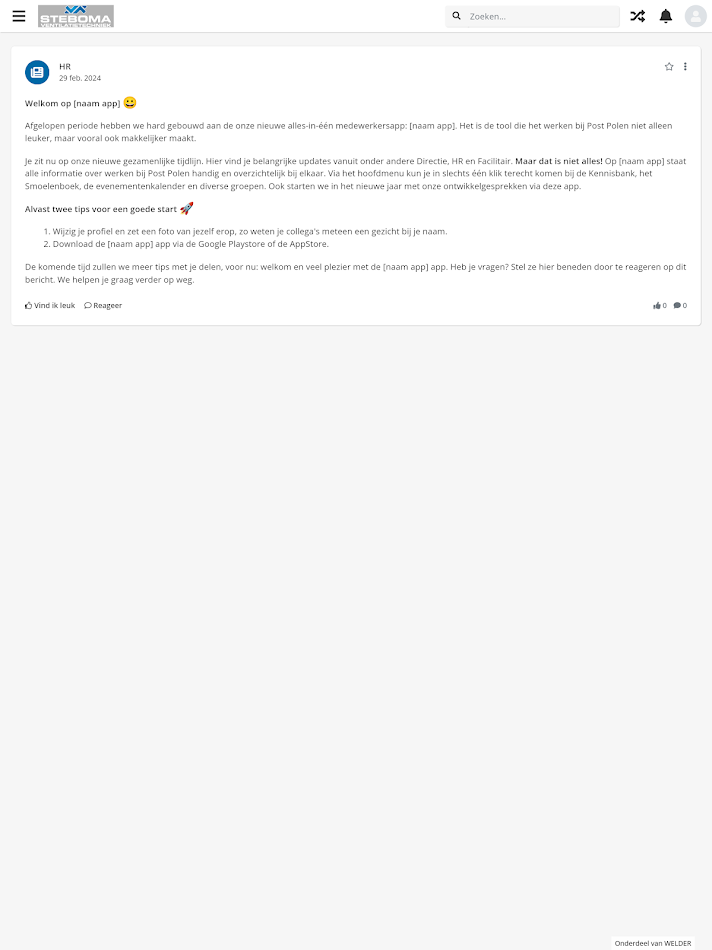 #5. Mijn Post (Android) Göre: WELDER B.V.