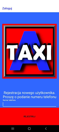 Android application A TAXI screenshort