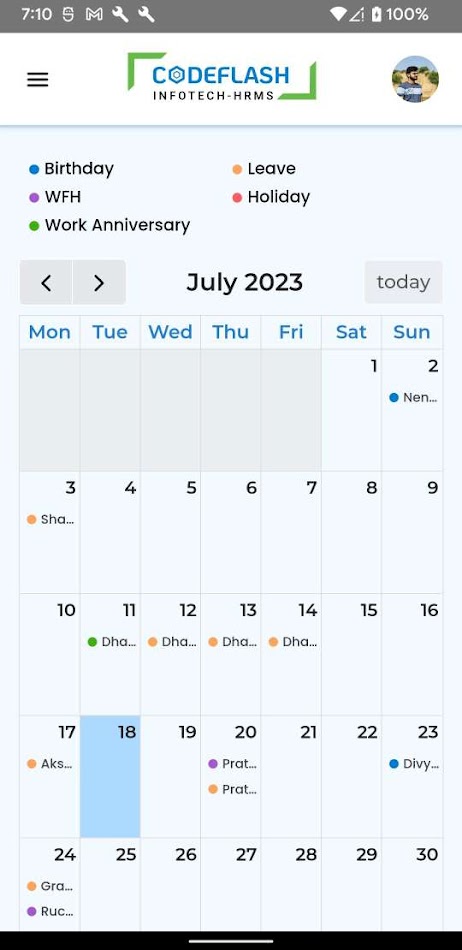 #3. HRMS Codeflash (Android) Podle: Codeflash Infotech