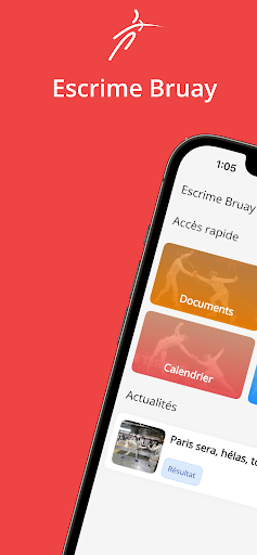 Android application Escrime Bruay screenshort