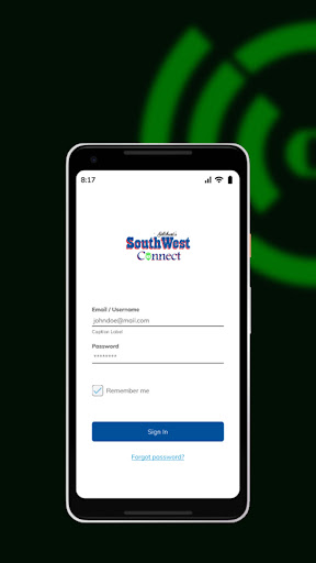 Android application SouthWest Connect screenshort