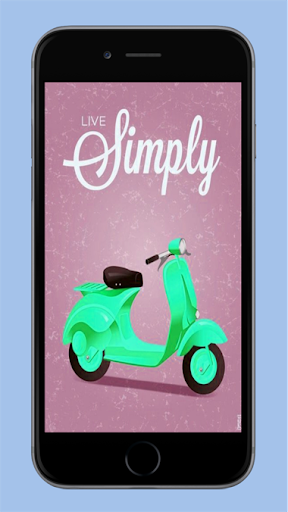 Scooter Wallpaper Art Screen 2