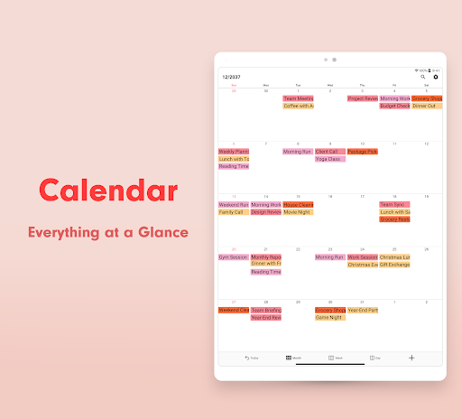 Screenshot of N Calendar: Planner, Schedule