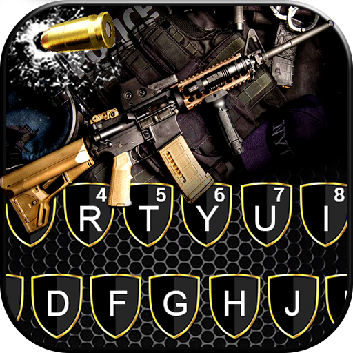 Golden Gun Keyboard Theme logo