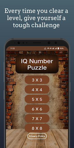 Android application IQ Number Puzzles screenshort