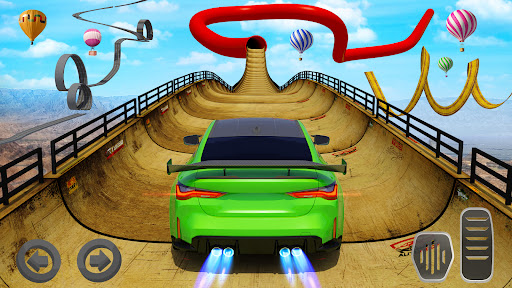 Real Mega Ramp Car Stunt Games APK MOD screenshots 2