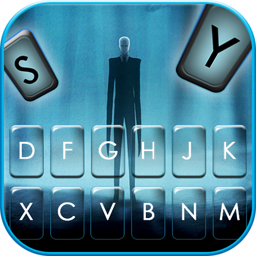 Slender Evil Man Keyboard Them logo