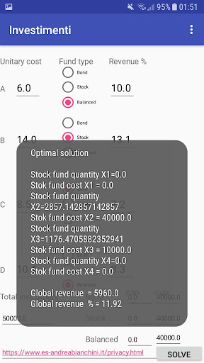 Investimenti Screen 3