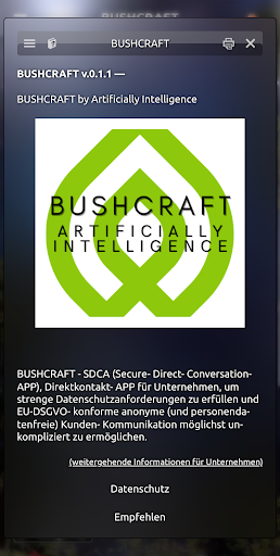 BUSHCRAFT Screen 2