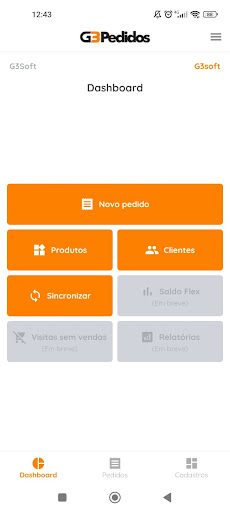 G3Pedidos Screen 2
