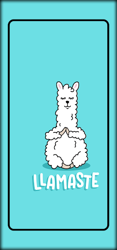 Cute Llama Wallpaper