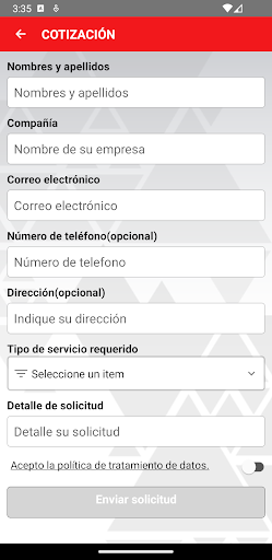 Aguialarmas Ltda. Screen 3