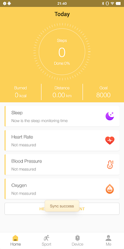 Android application DIZO Sport screenshort